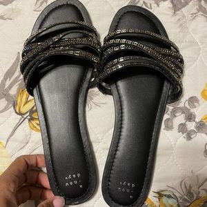 Women’s black sandals size 11